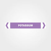 Customized Safety Signs,Potassium Pipe Marker